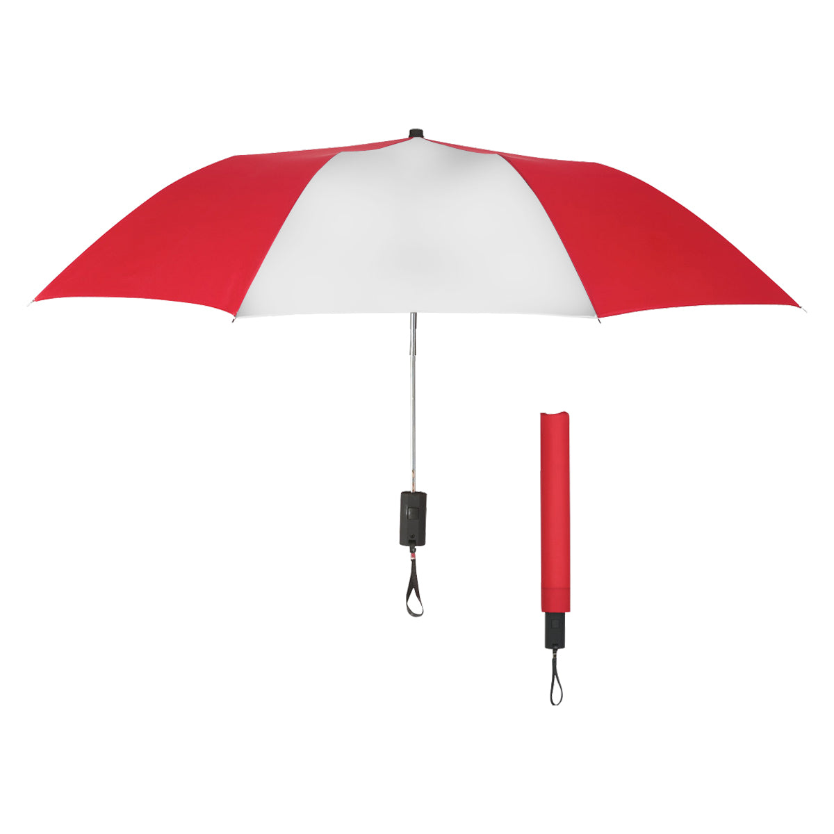 44" Arc Automatic Open Telescopic Folding Umbrella