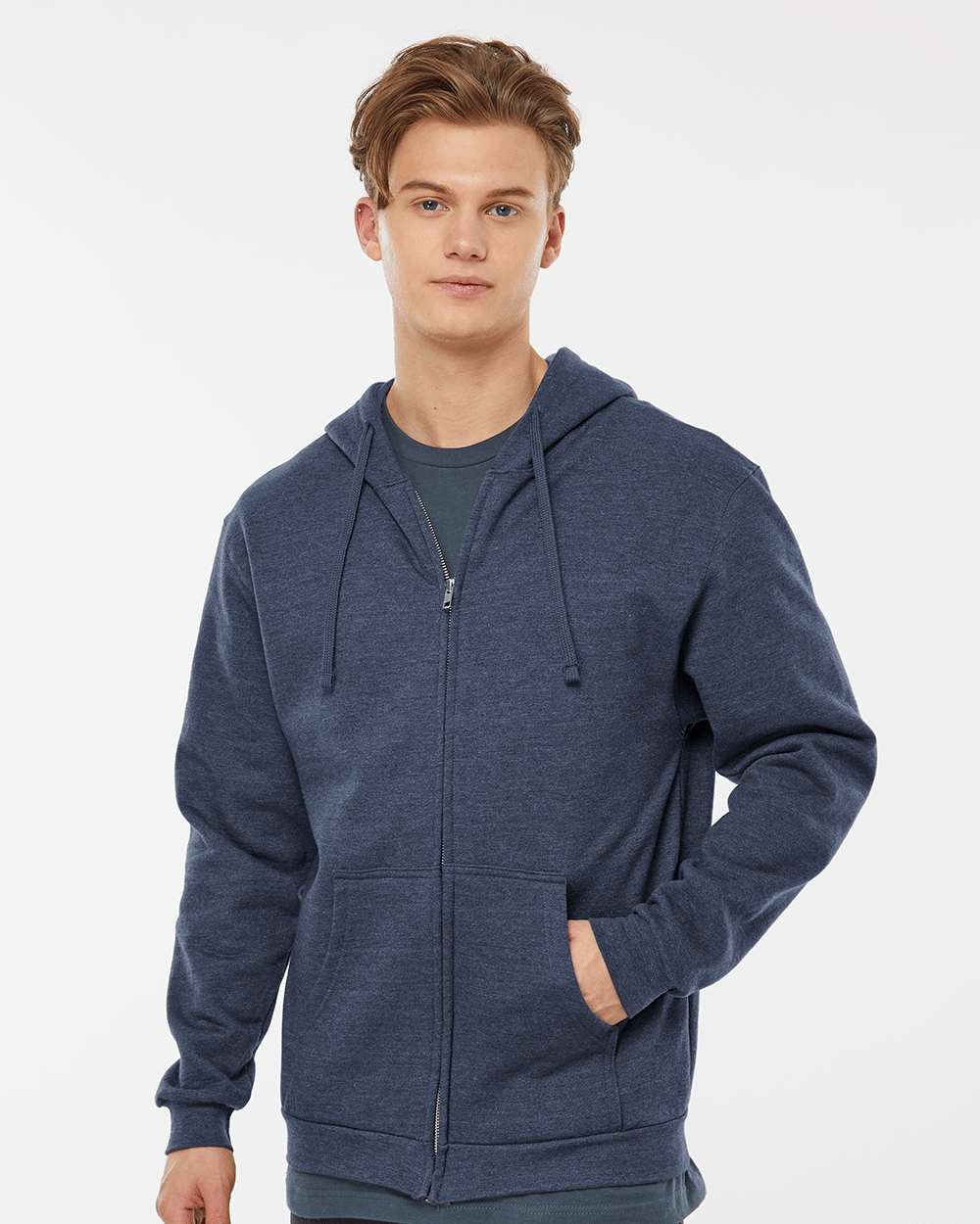 Tultex® Unisex Full-Zip Hooded Sweatshirt