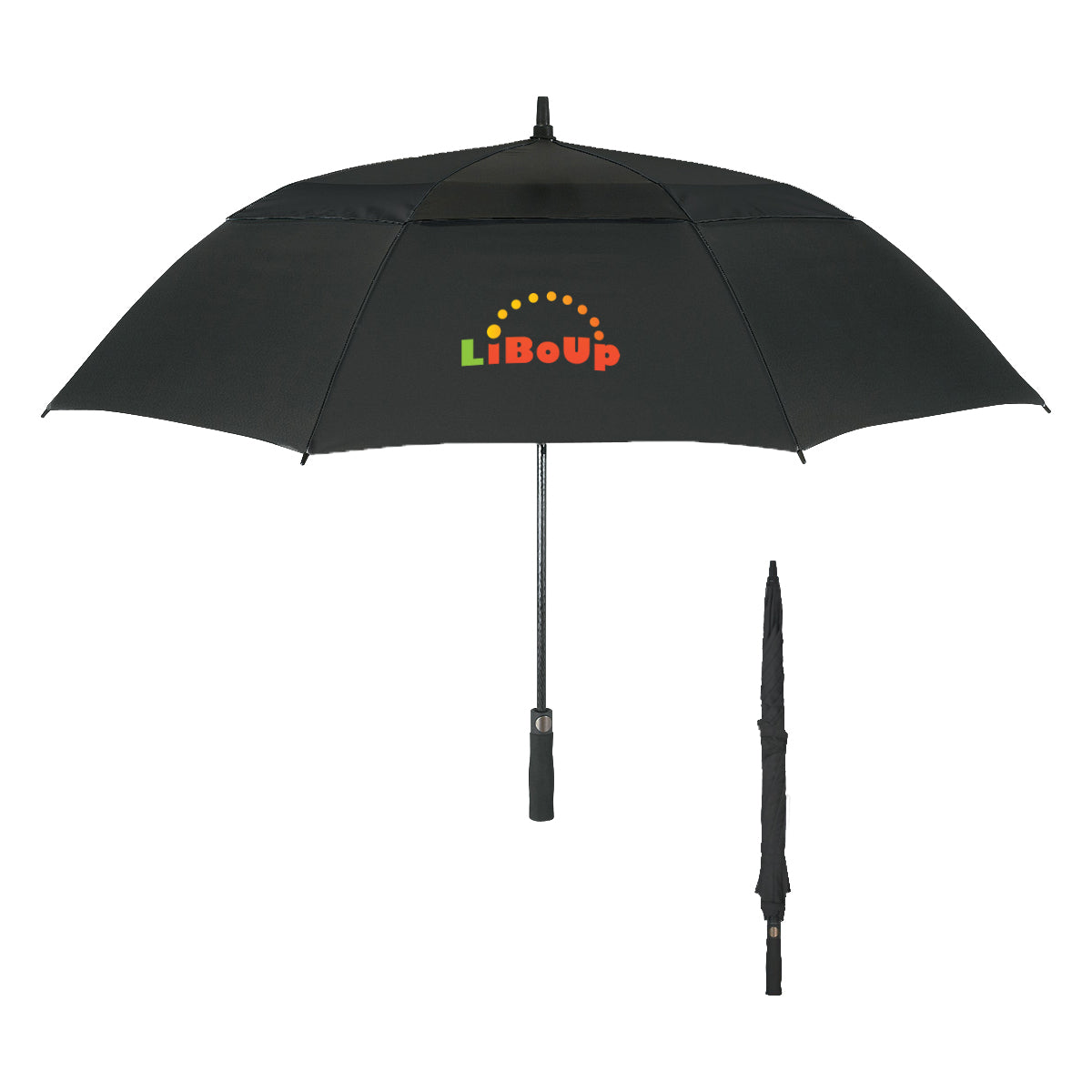 58" Arc Windproof Vented Umbrella