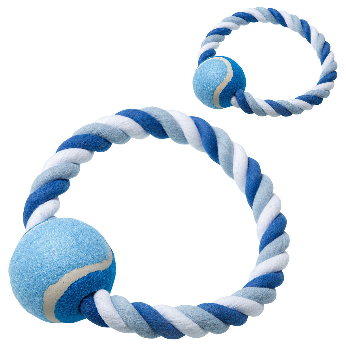 Circlet Rope Ring & Ball Pet Toy
