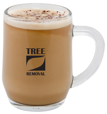 Columbia mug 10oz clear glass