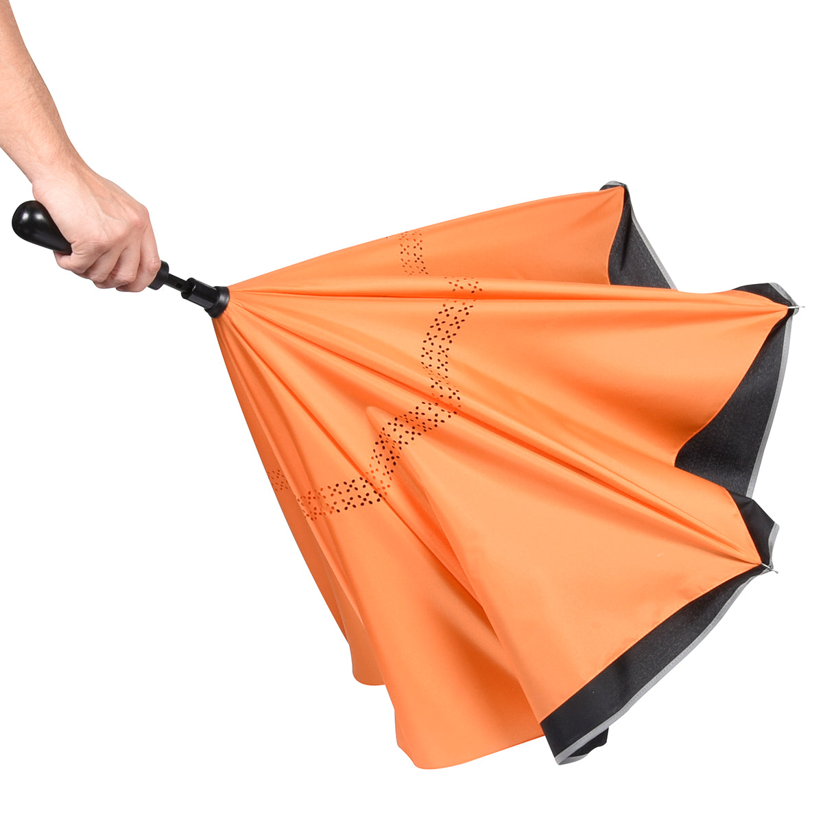 48" Arc Reflective Edge Inversion Umbrella
