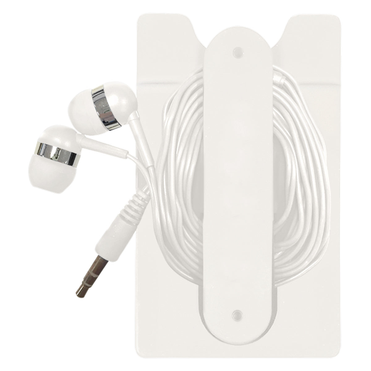 Phone Wallet With Earbuds