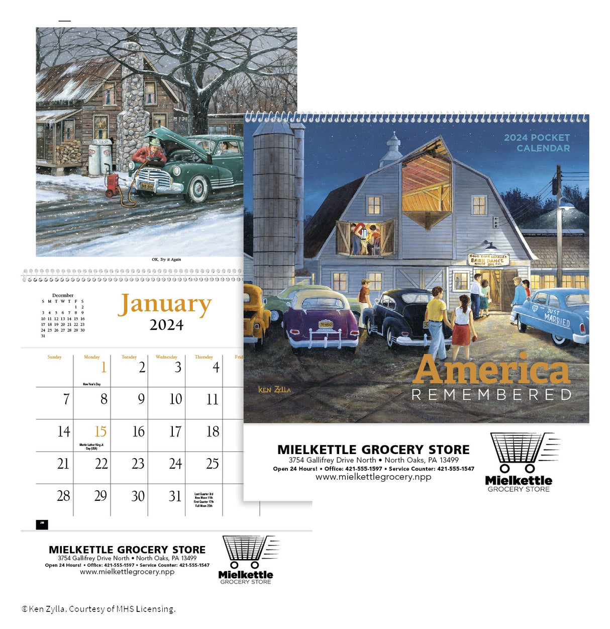 America Remembered Pocket Calendar