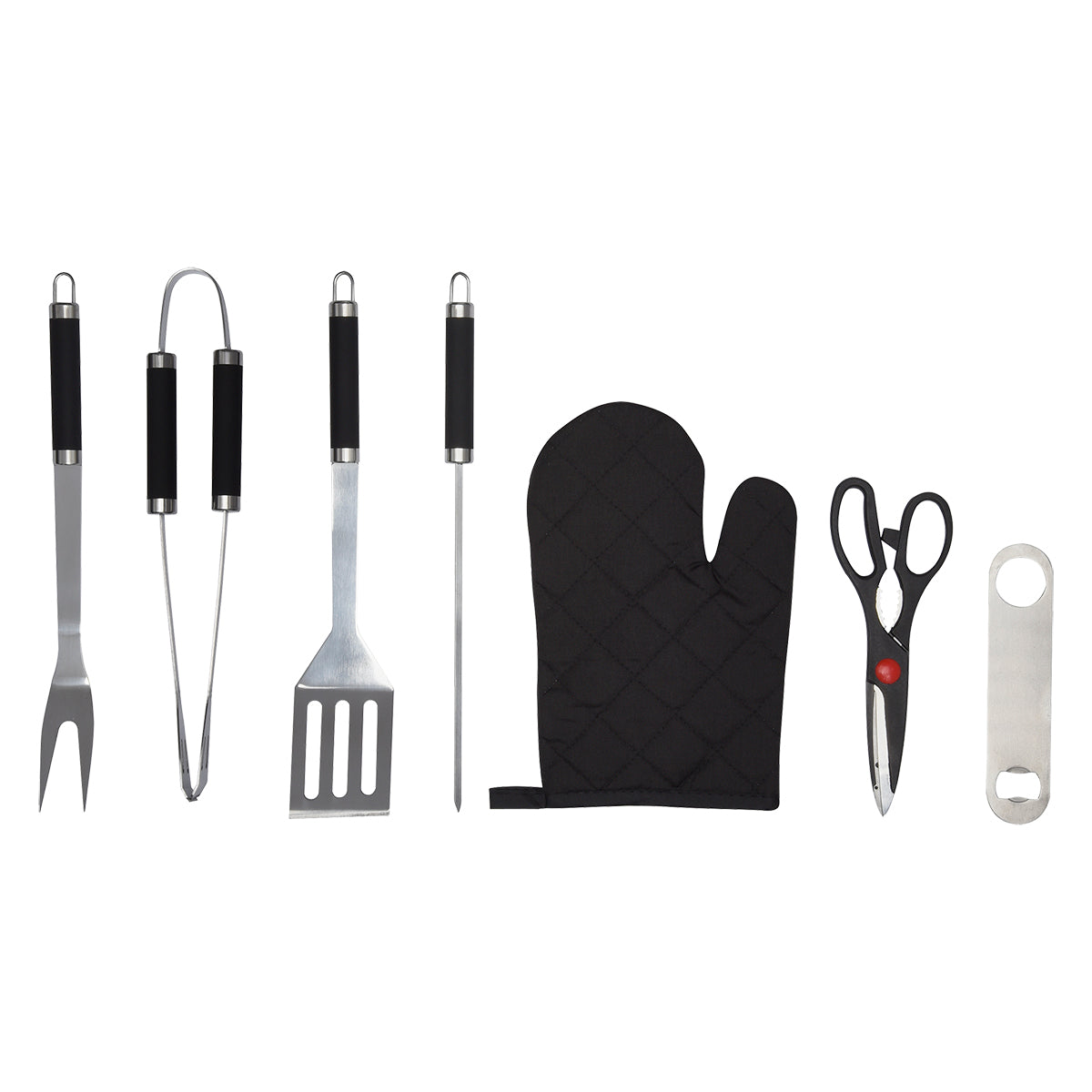 7-piece Pit Master Bbq Set In Carrying Case