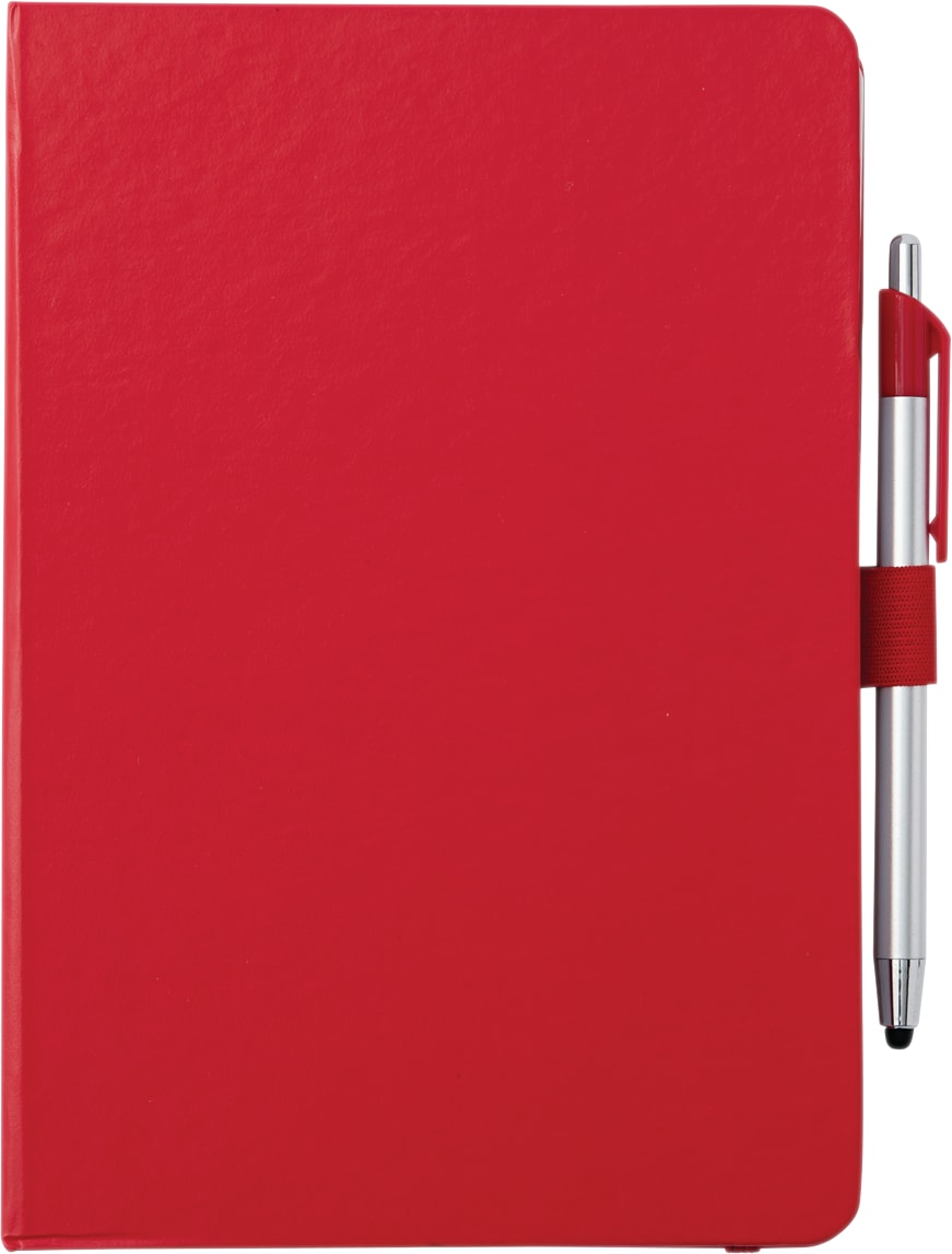 6" x 8.5" FSC® Mix Crown Journal with Pen-Stylus