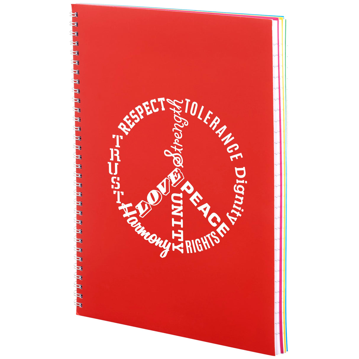 8.5" x 11" FSC® Mix Remark 5-subject Notebook