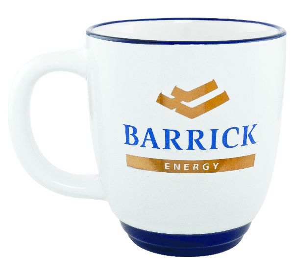 Halo 14oz white/cobalt mug