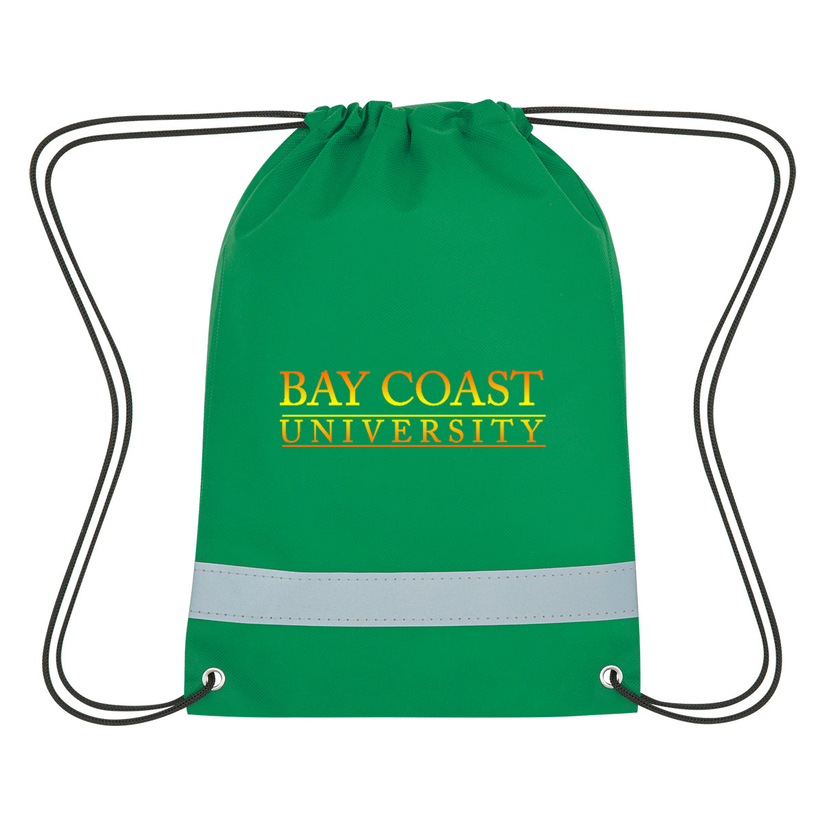 Lil' Bit Reflective Non-woven Drawstring Bag