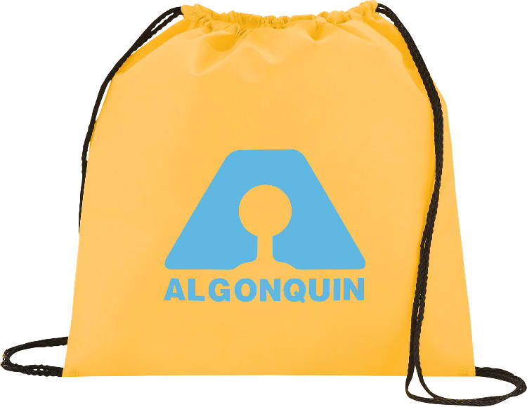 Evergreen Non-Woven Drawstring Bag