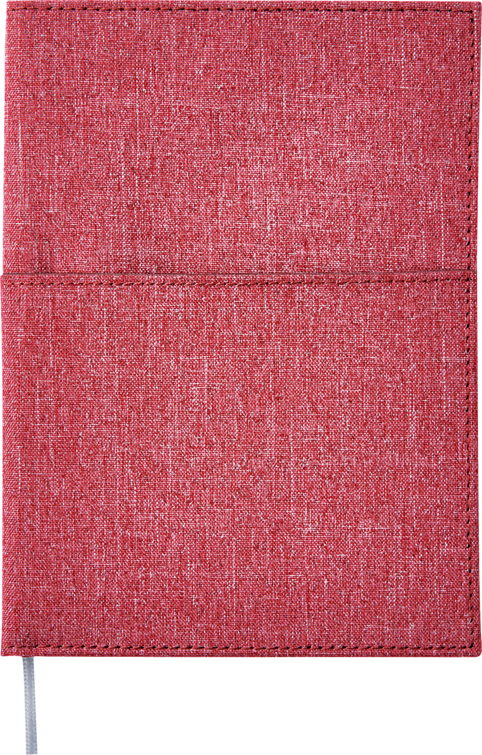 5" x 7" FSC® Mix Canvas Pocket Refillable Notebook