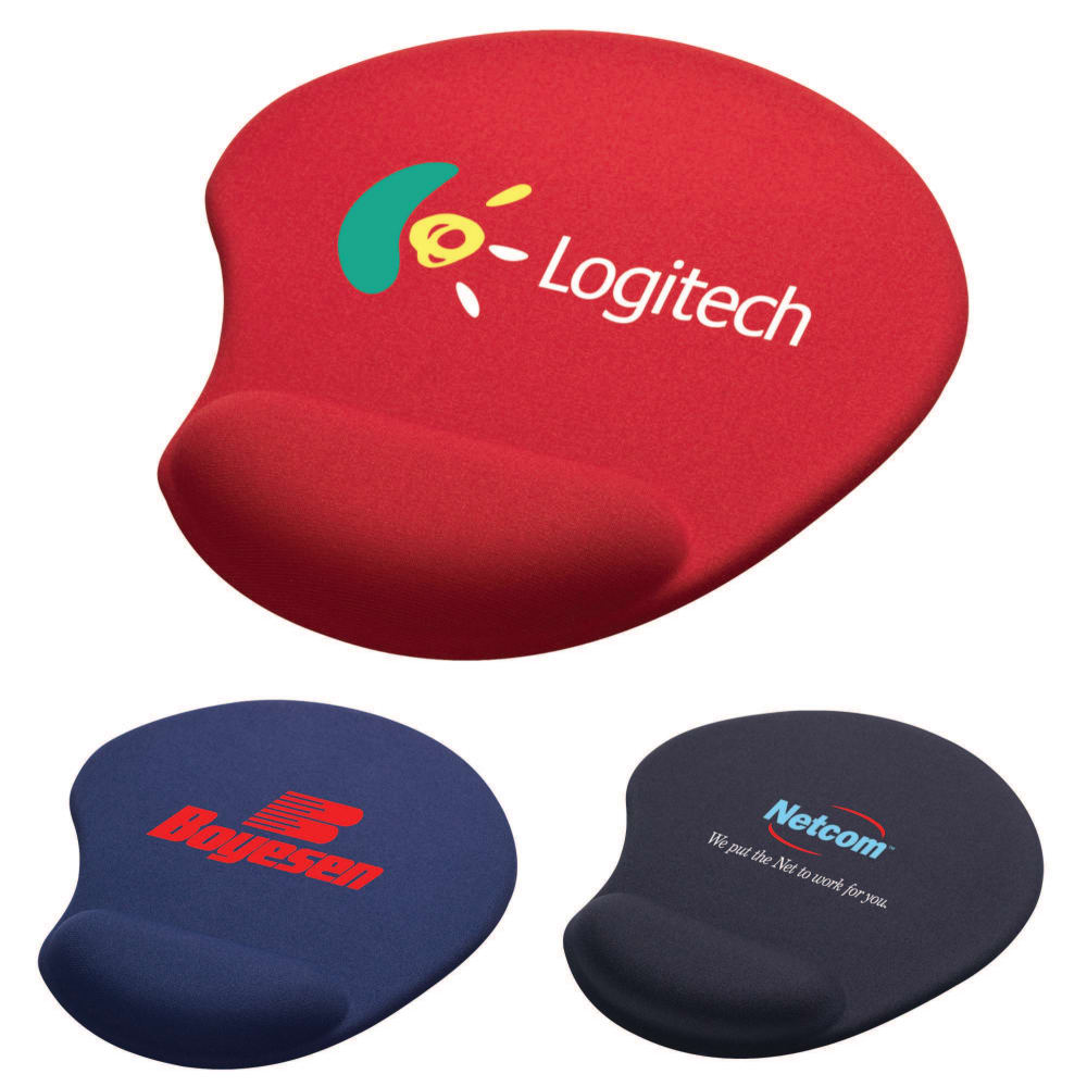 000287 Solid Jersey Gel Mouse Pad / Wrist Rest