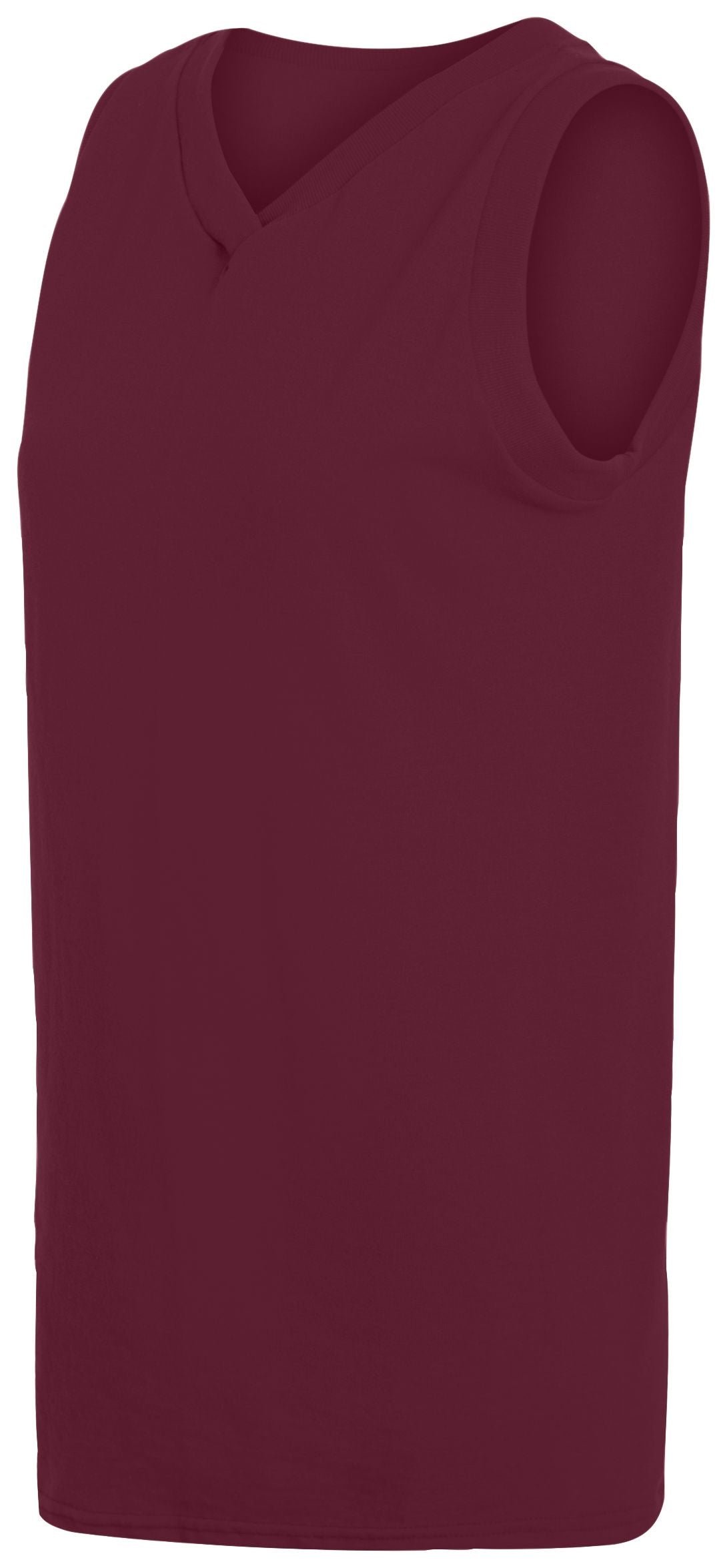Ladies' Sleeveless V-Neck Poly/Cotton Jersey