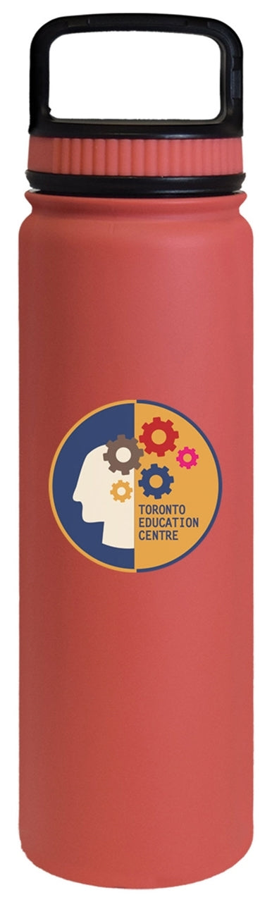 Monterry 700ml Vacuum insulated stainless steel bottle, coral - Digital Print