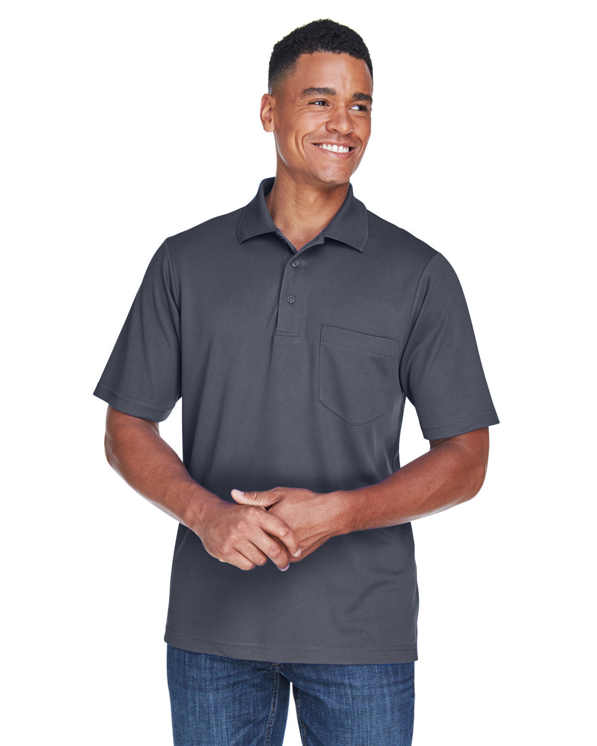 000153 CORE 365 Men's Origin Performance Piqué Polo with Pocket