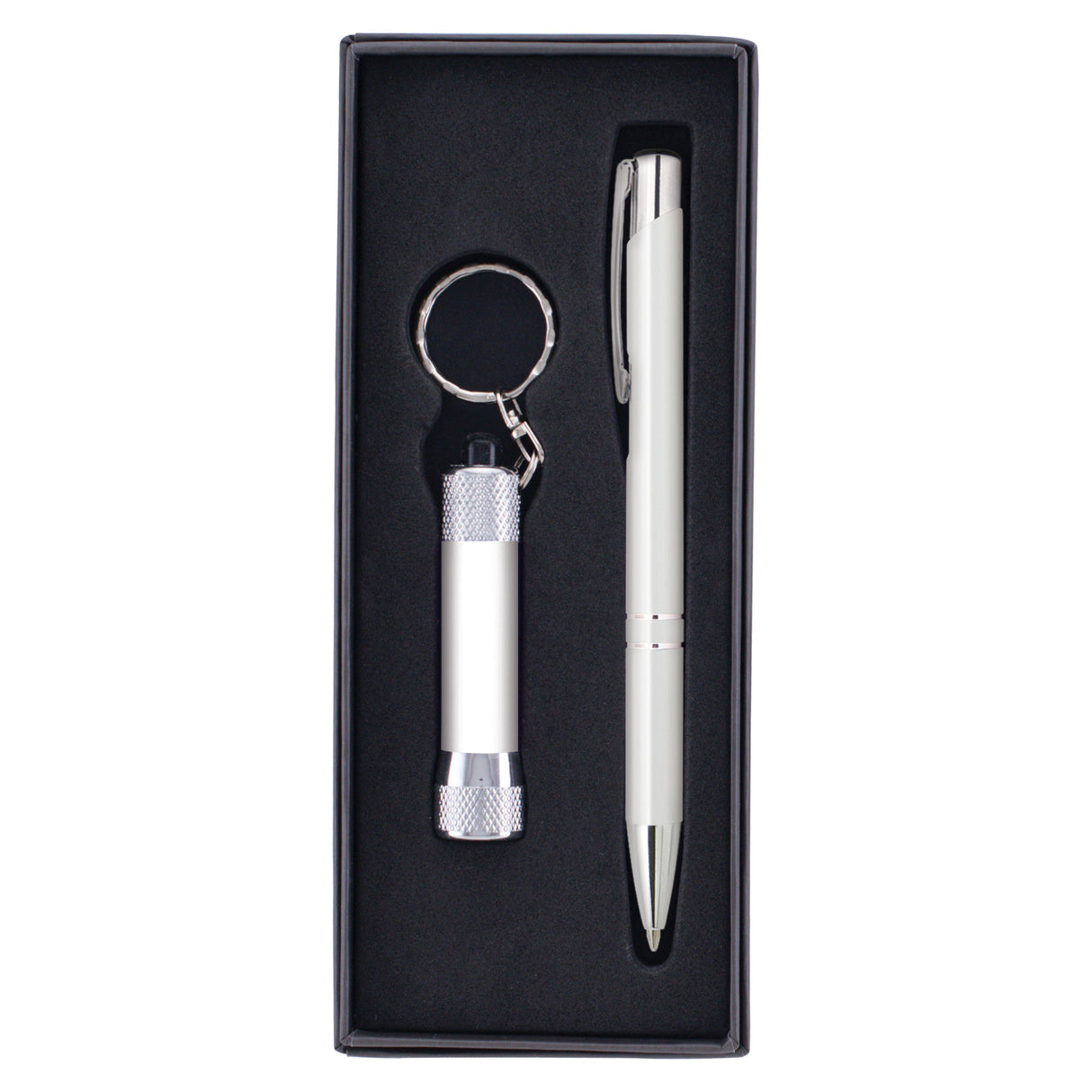 Tres-Chic & Chroma - ColorJet - Full Color Metal Pen & Flashlight Gift Set