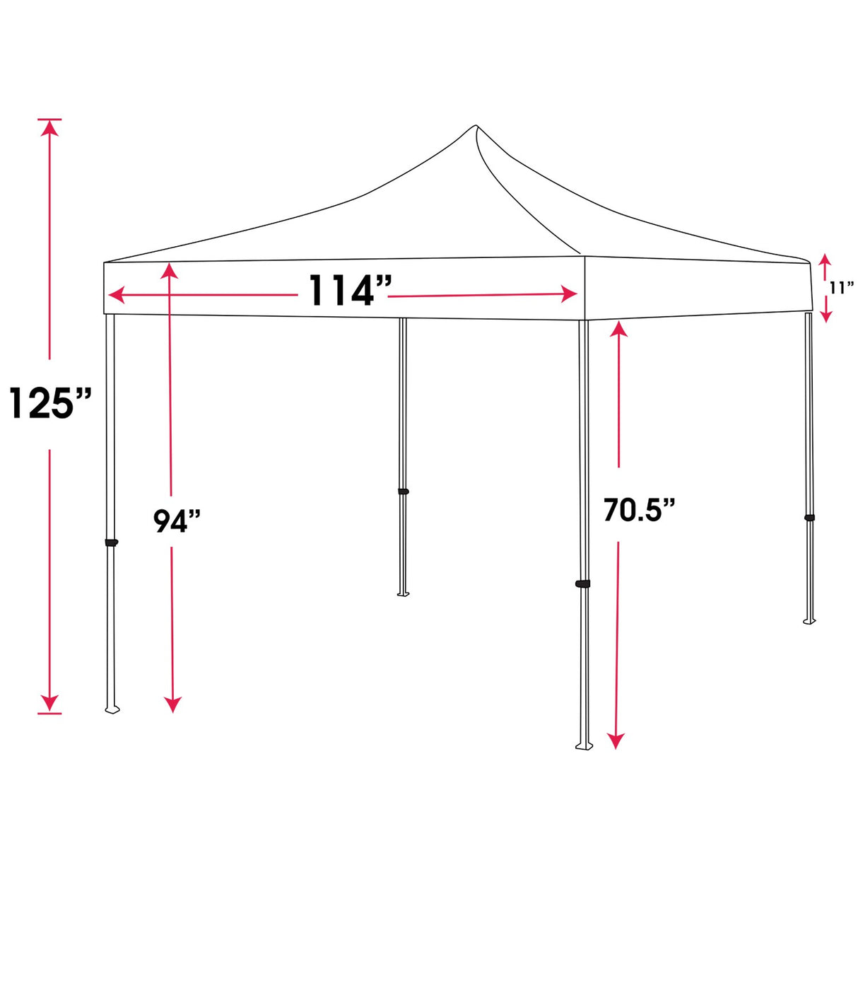 10' Pop Up Tent (Full Color)