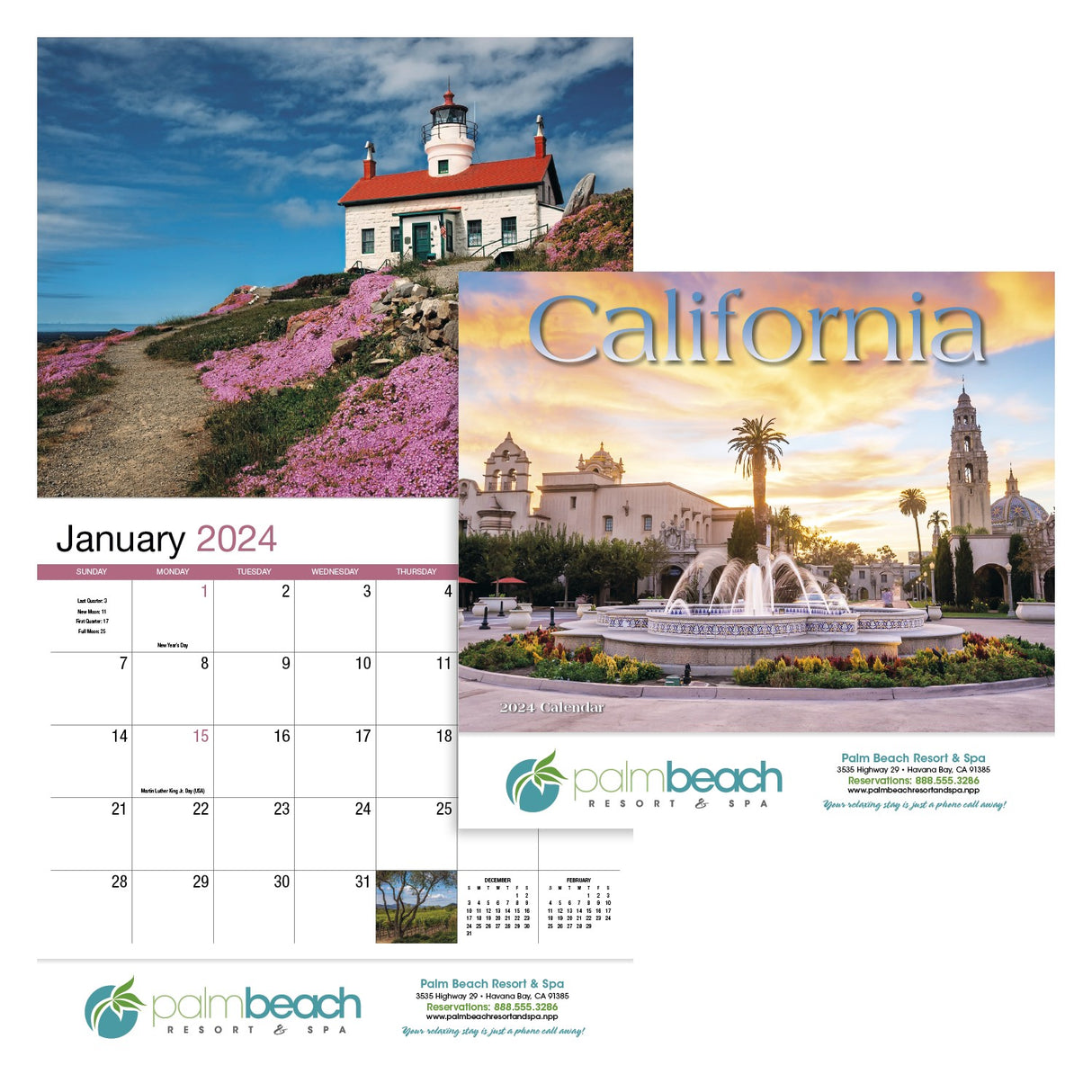 California Appointment Calendar - Stapled