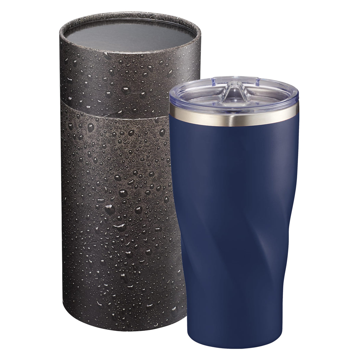 20 Oz. Hugo Copper Vac Powder Coating Tumbler w/Cylindrical Gift Box