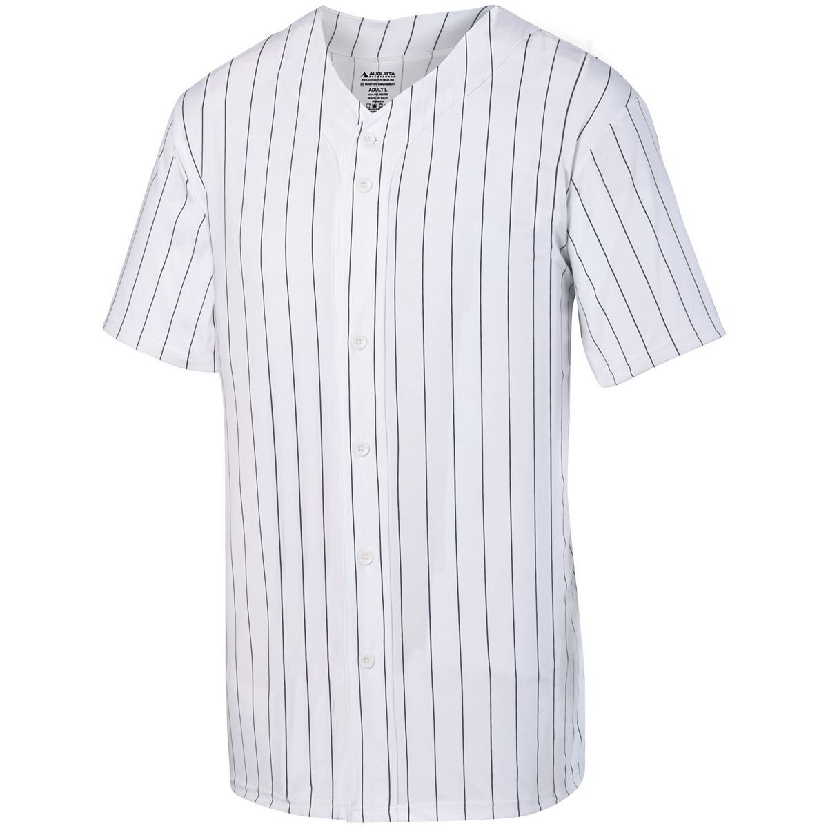 Pinstripe Full-Button Jersey
