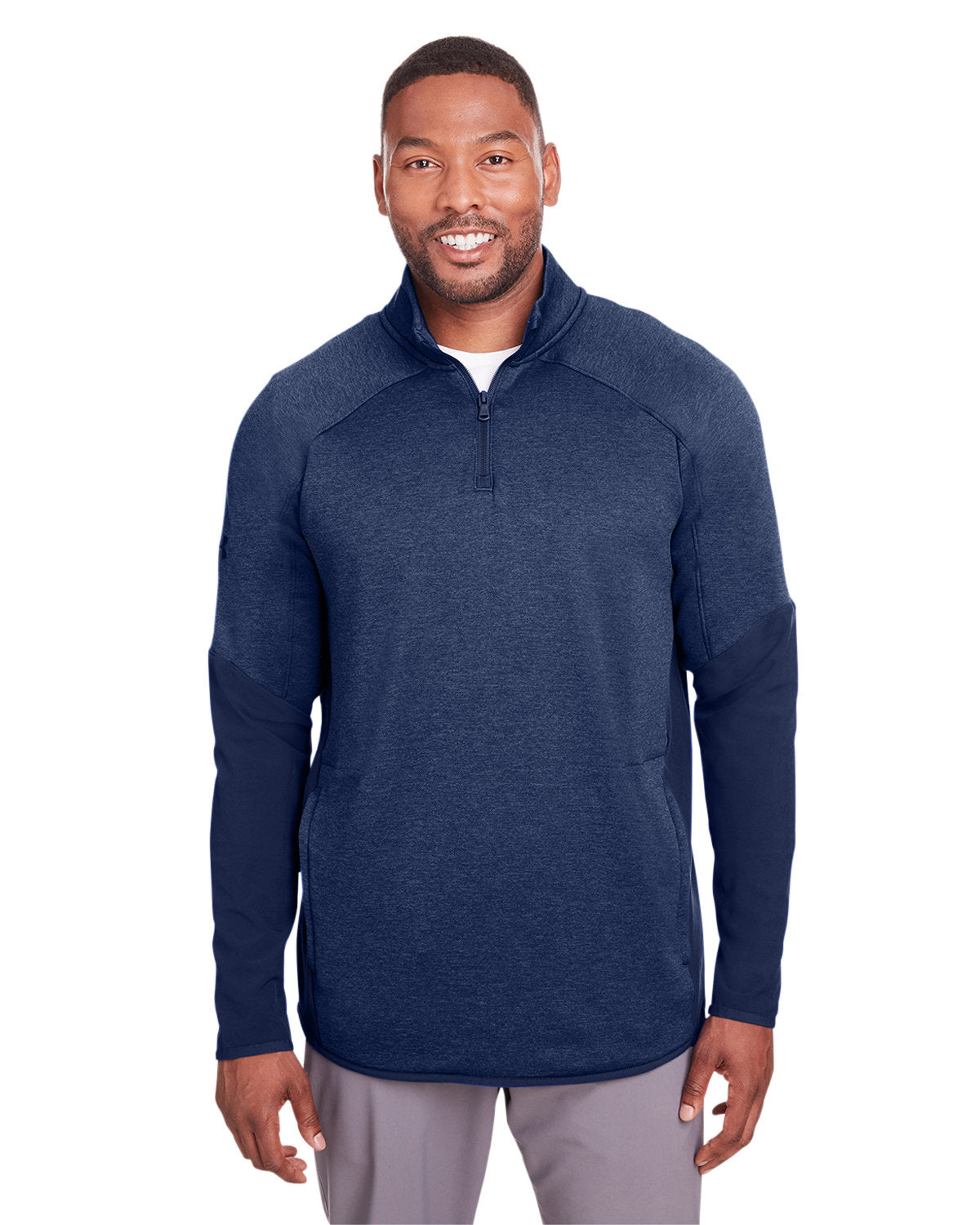 UNDER ARMOUR Mens Qualifier Hybrid Corporate Quarter-Zip