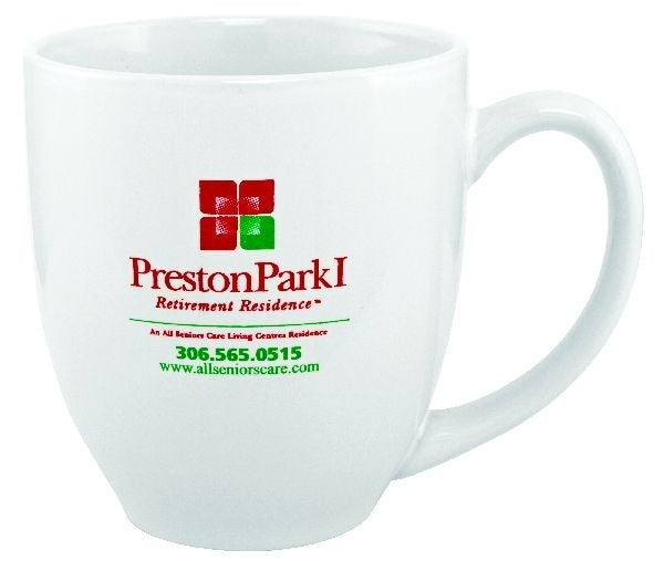 ~ Bistro 16oz white mug - Bulk Packaging/Pallet