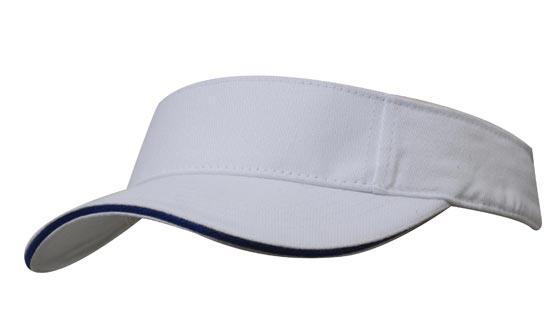 Brushed Heavy Cotton Peak Visor