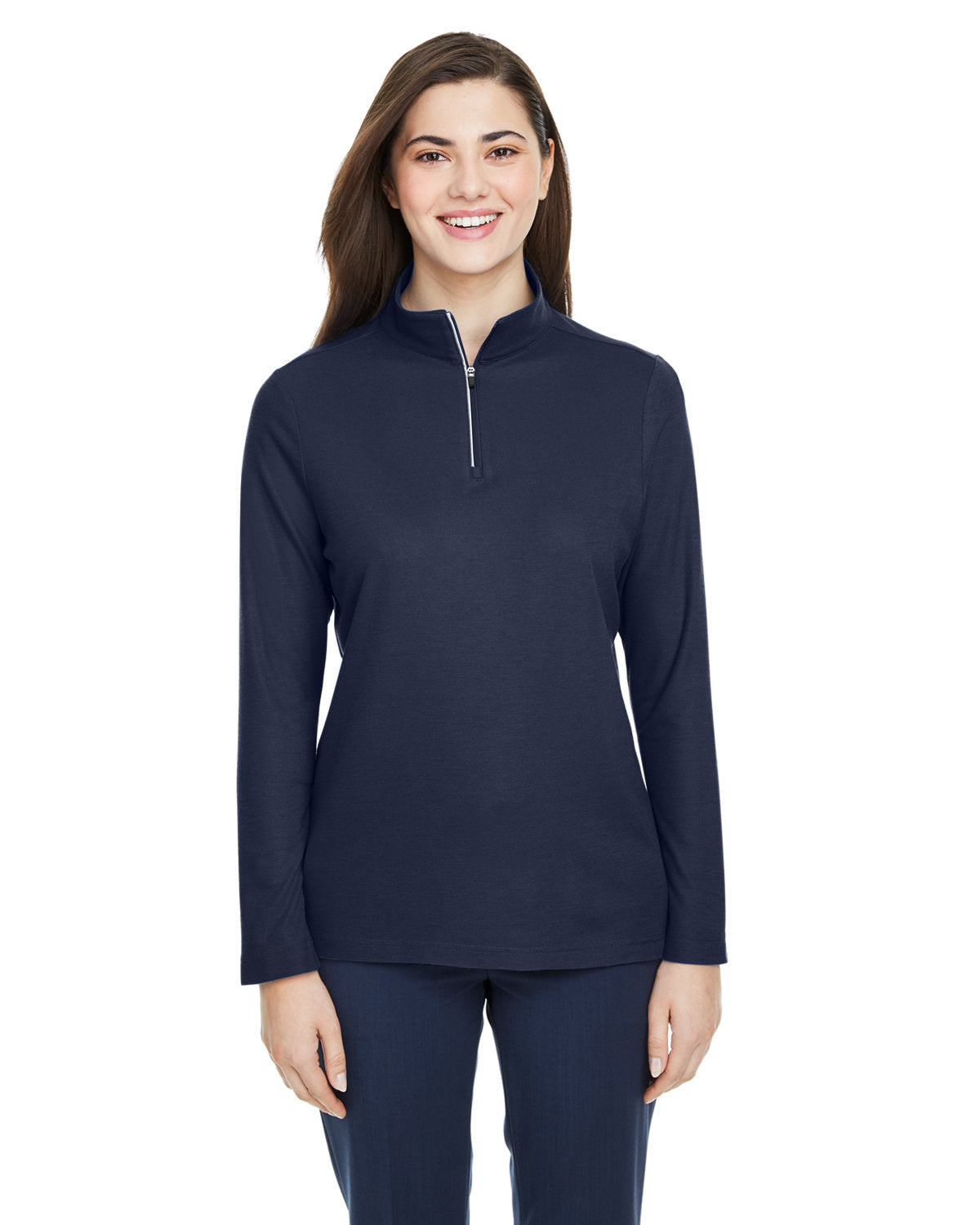 CORE 365 Ladies' Fusion ChromaSoft? Pique Quarter-Zip