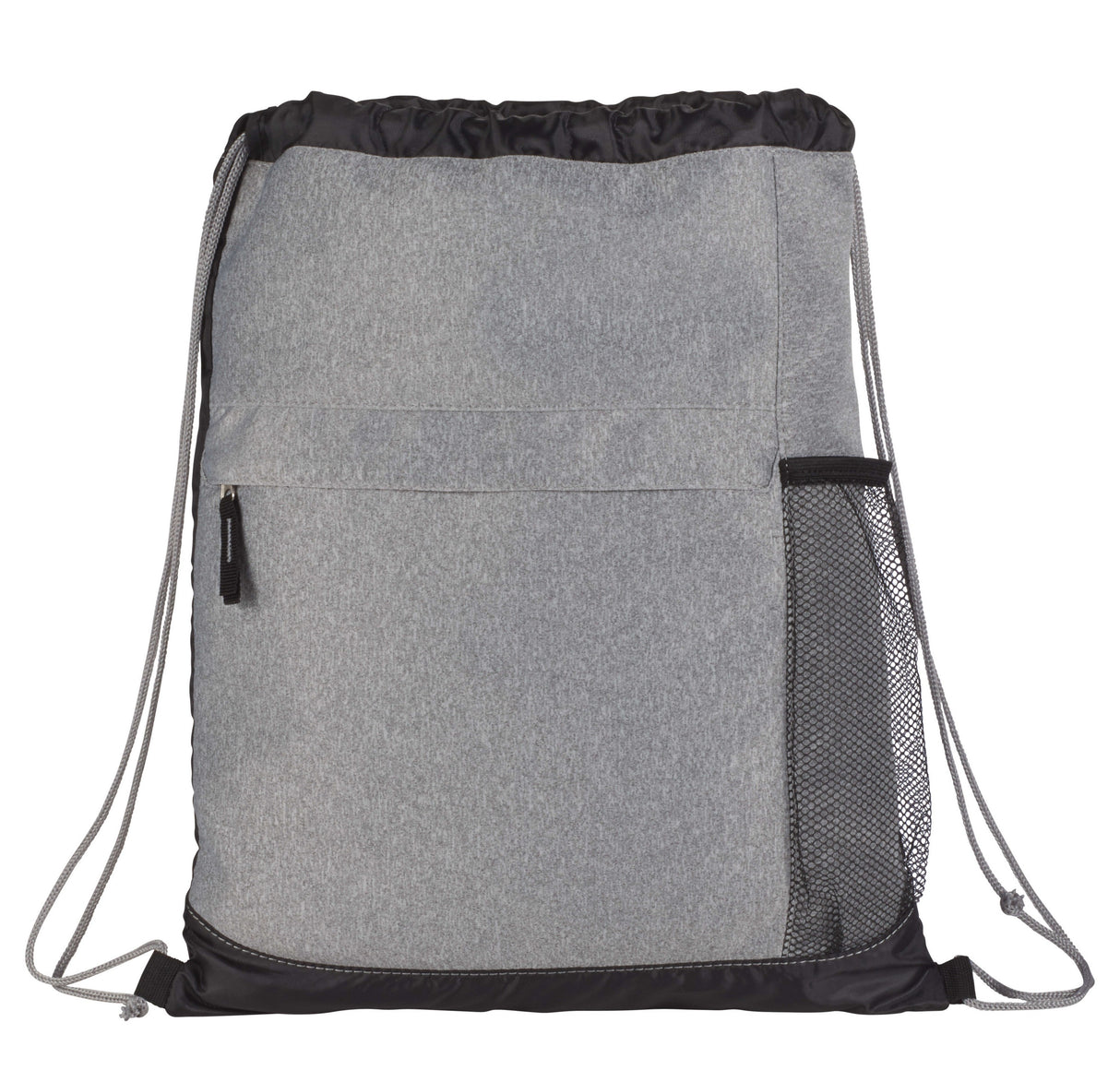 Heather Melange Drawstring Bag