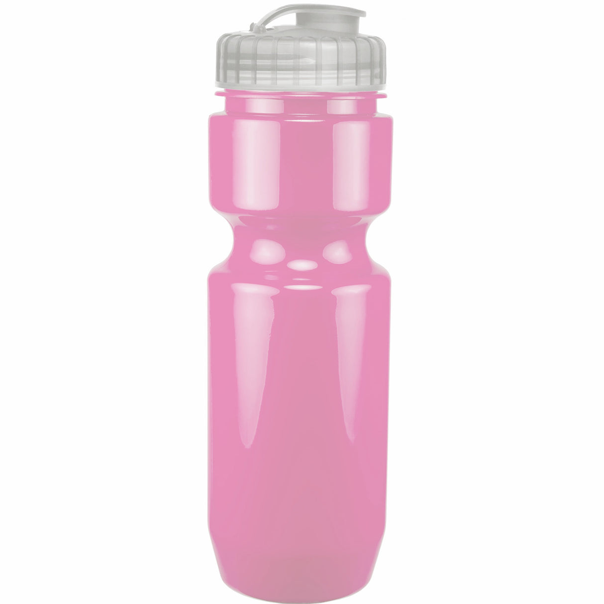22 Oz. Bike Bottle w/ Flip Top Lid - Solid Colors