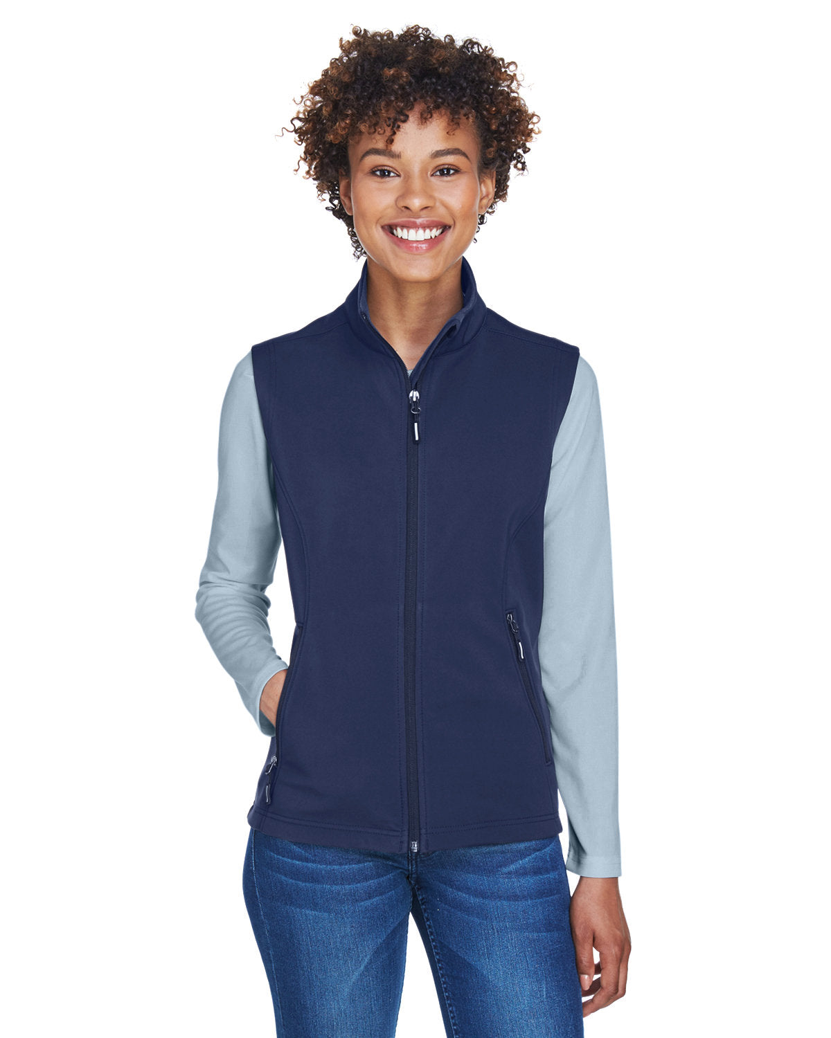 CORE 365 Ladies' Cruise Two-Layer Fleece Bonded Soft Shell Vest