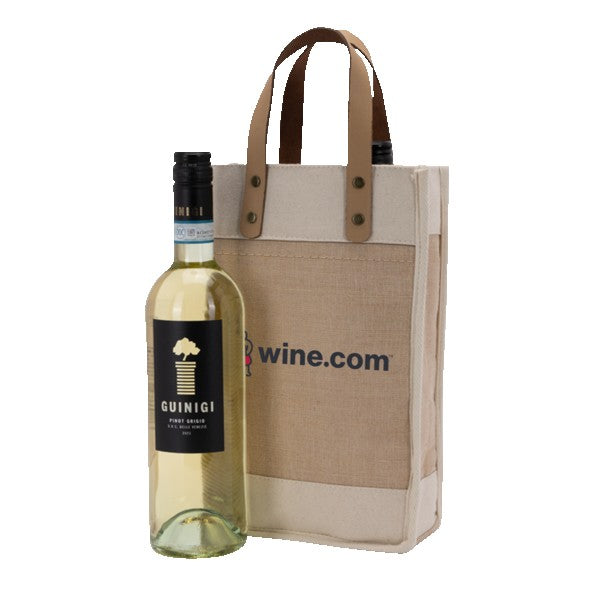Sonoma Cotton Jute Wine Cooler Bag