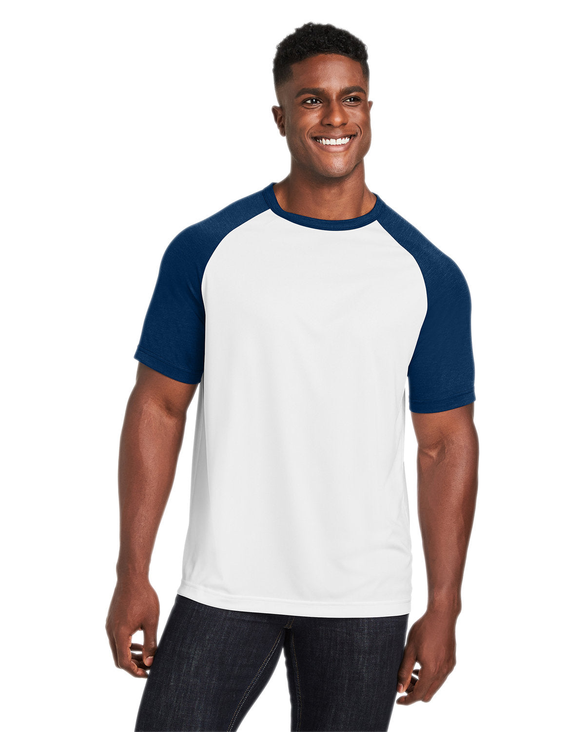 Team 365 Unisex Zone Colorblock Raglan T-Shirt