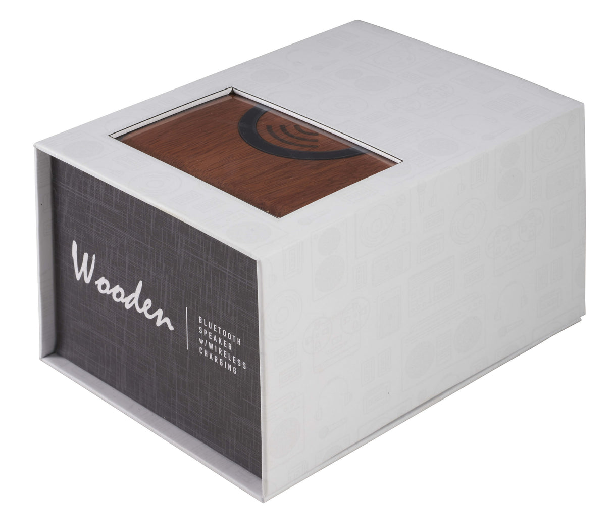 Wood Bluetooth Speaker with Wireless Charging Pad