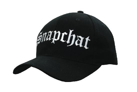 000967 Brushed Heavy Cotton Cap w/Snap Back