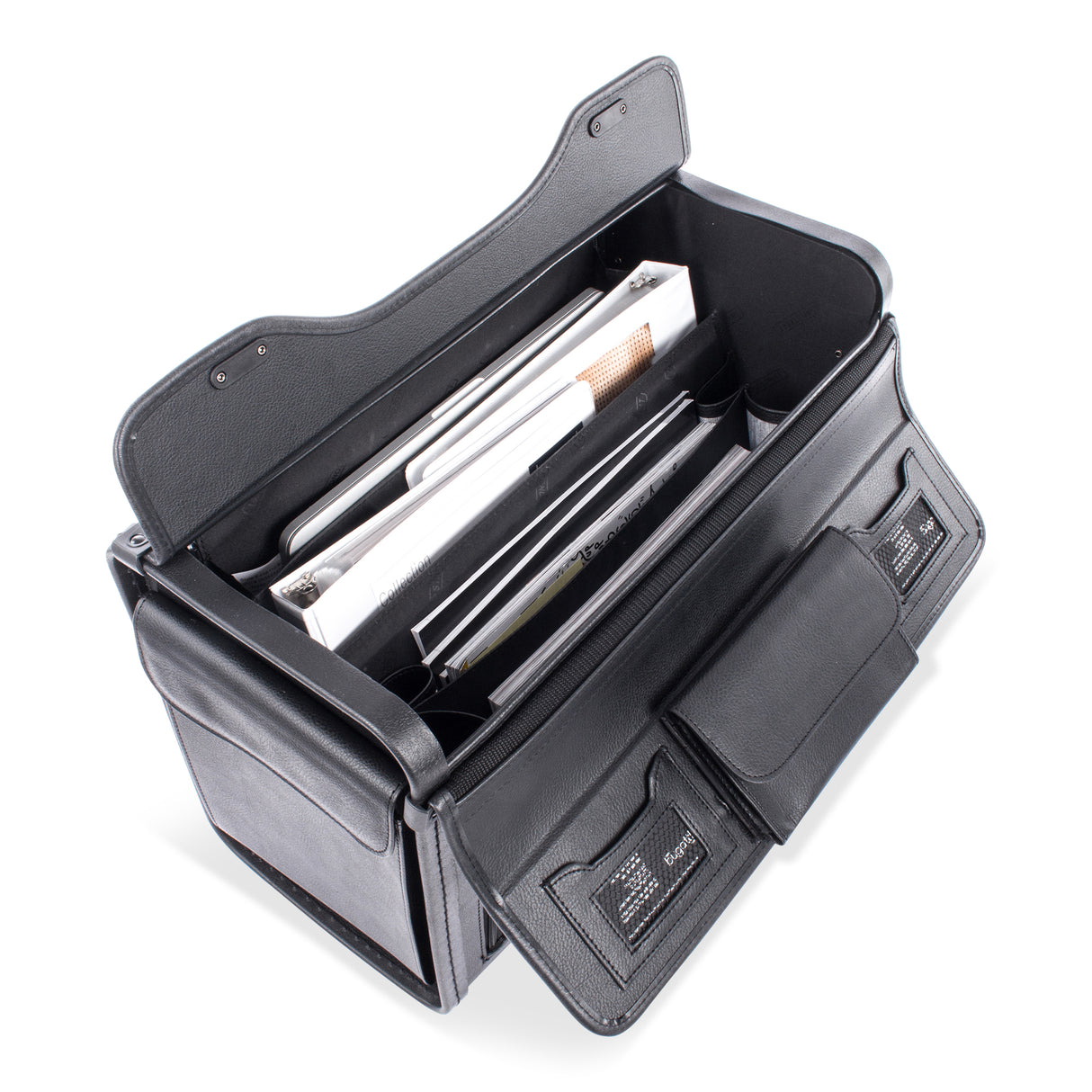 Warren Leather Business Case on Wheels