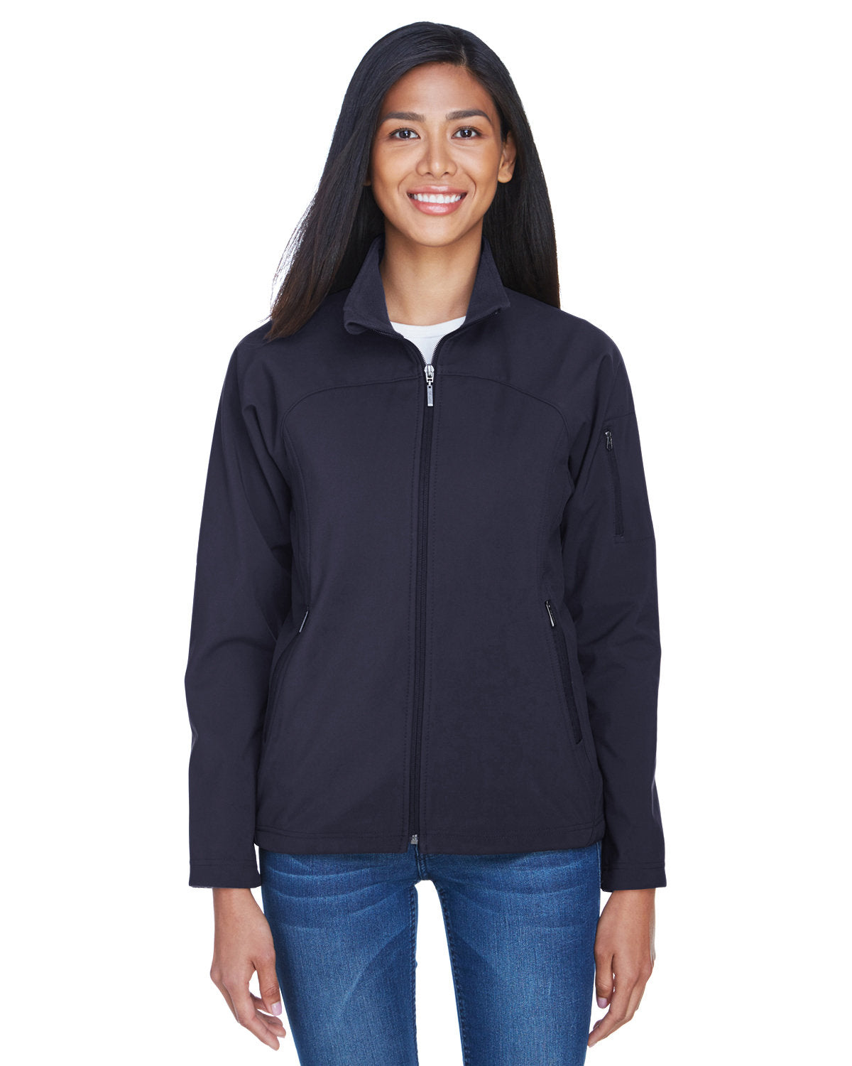 NORTH END Ladies' Three-Layer Fleece Bonded Performance Soft Shell Jacket