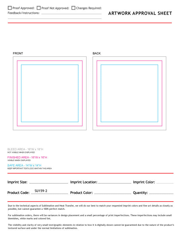 Photo Throw Cushion, Sublimated, 16x16, Zipper Closure, Removable insert, Cover washable