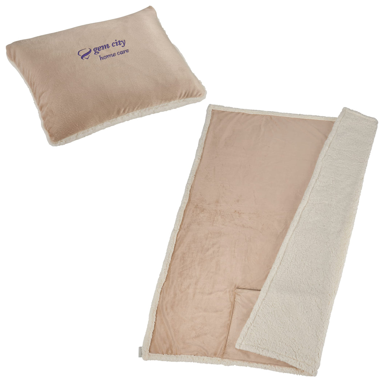 Field & Co. Sherpa Convertible on the Go Blanket