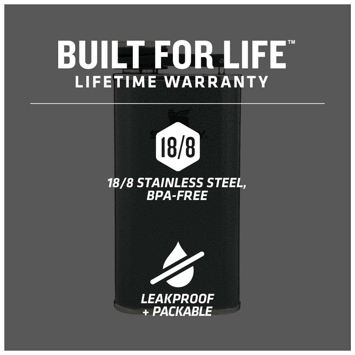 Stanley Easy Fill Wide Mouth Flask 8oz