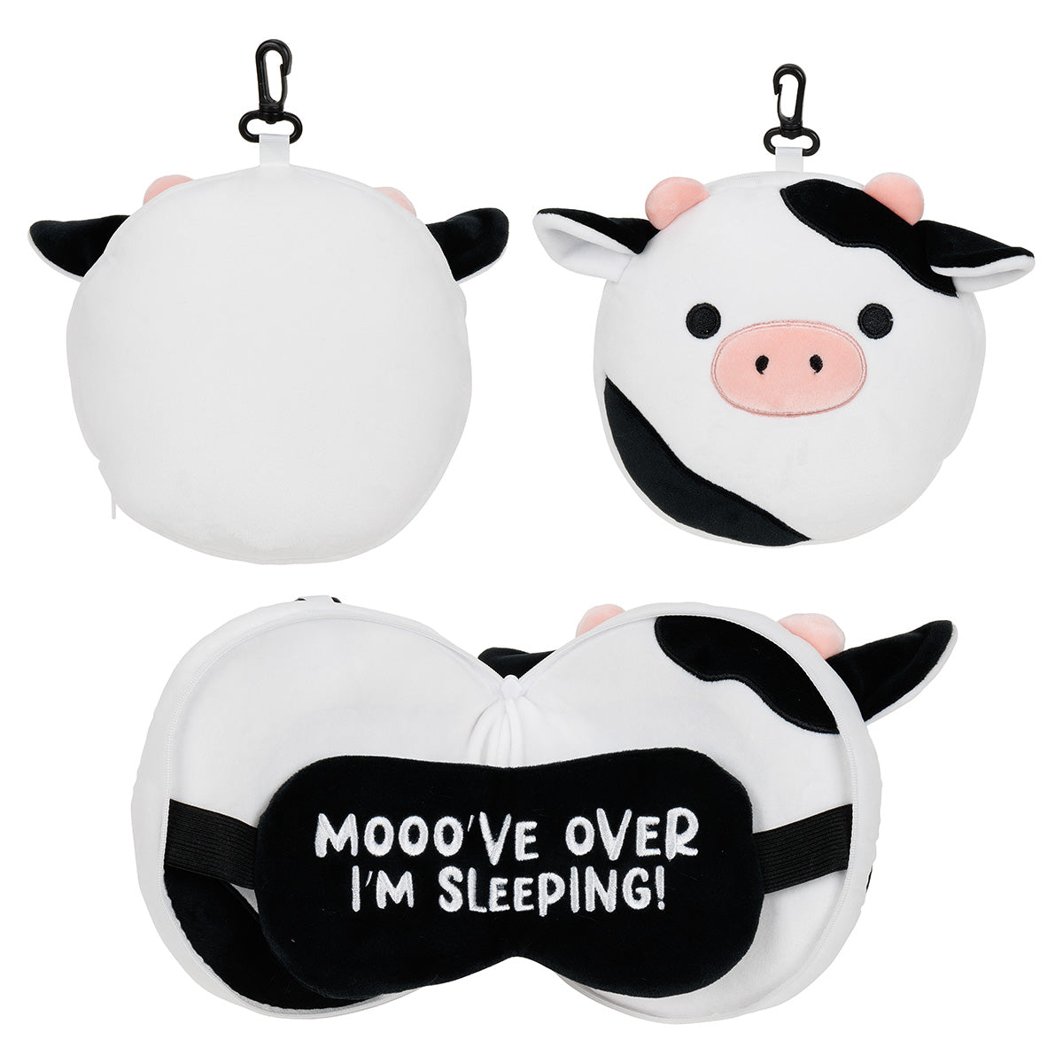Comfort Pals™ Cow 2-in-1 Pillow Sleep Mask