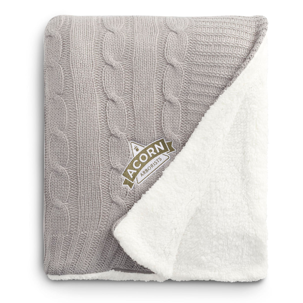 Field & Co.® Cable Knit Sherpa Blanket