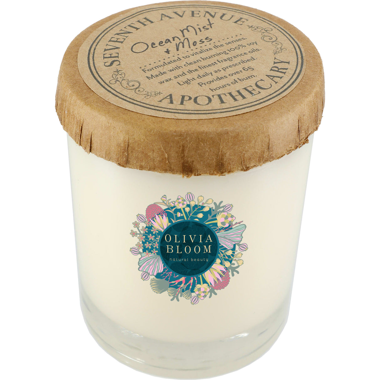 Ocean Mist and Moss 11 oz Glass Jar Candle