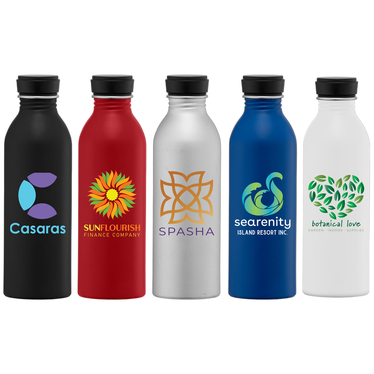 Rio - 17 oz. Single Wall Aluminum Water Bottle - ColorJet