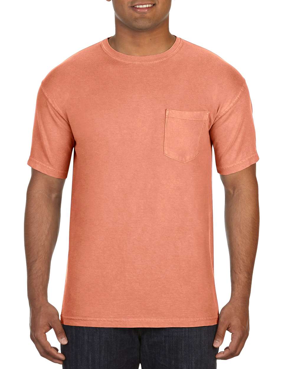 000444 Comfort Colors® Garment-Dyed Heavyweight Pocket T-Shirt