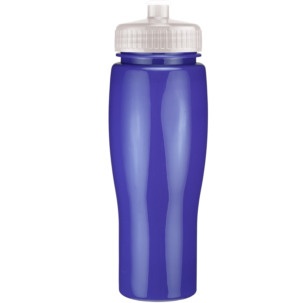 24 Oz. Contour Bottle w/ Push Pull Lid - Solid Colors