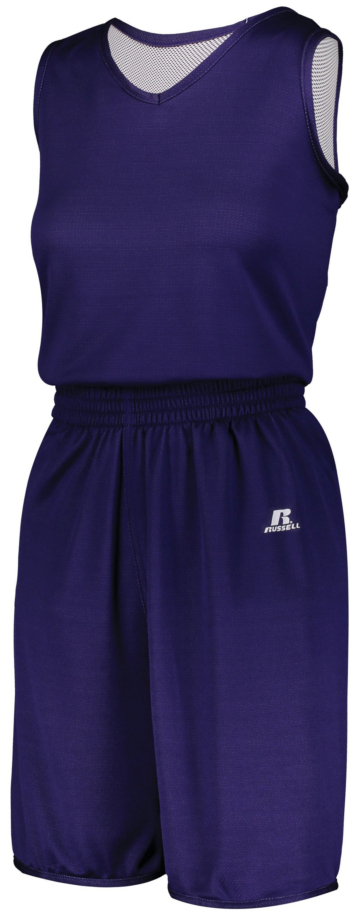 Ladies Undivided Solid Single Ply Reversible Shorts