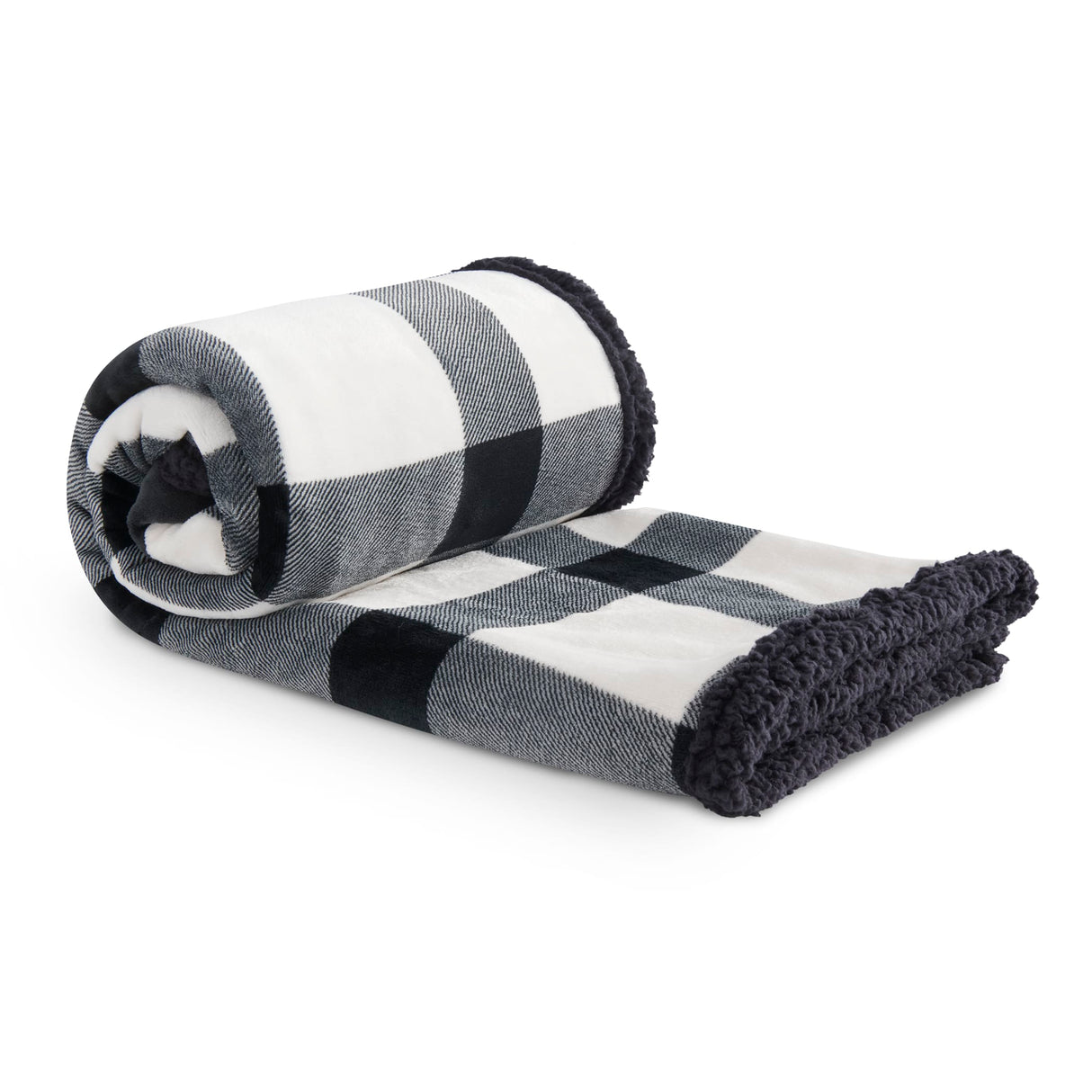 Field & Co.® Buffalo Plaid Sherpa Blanket