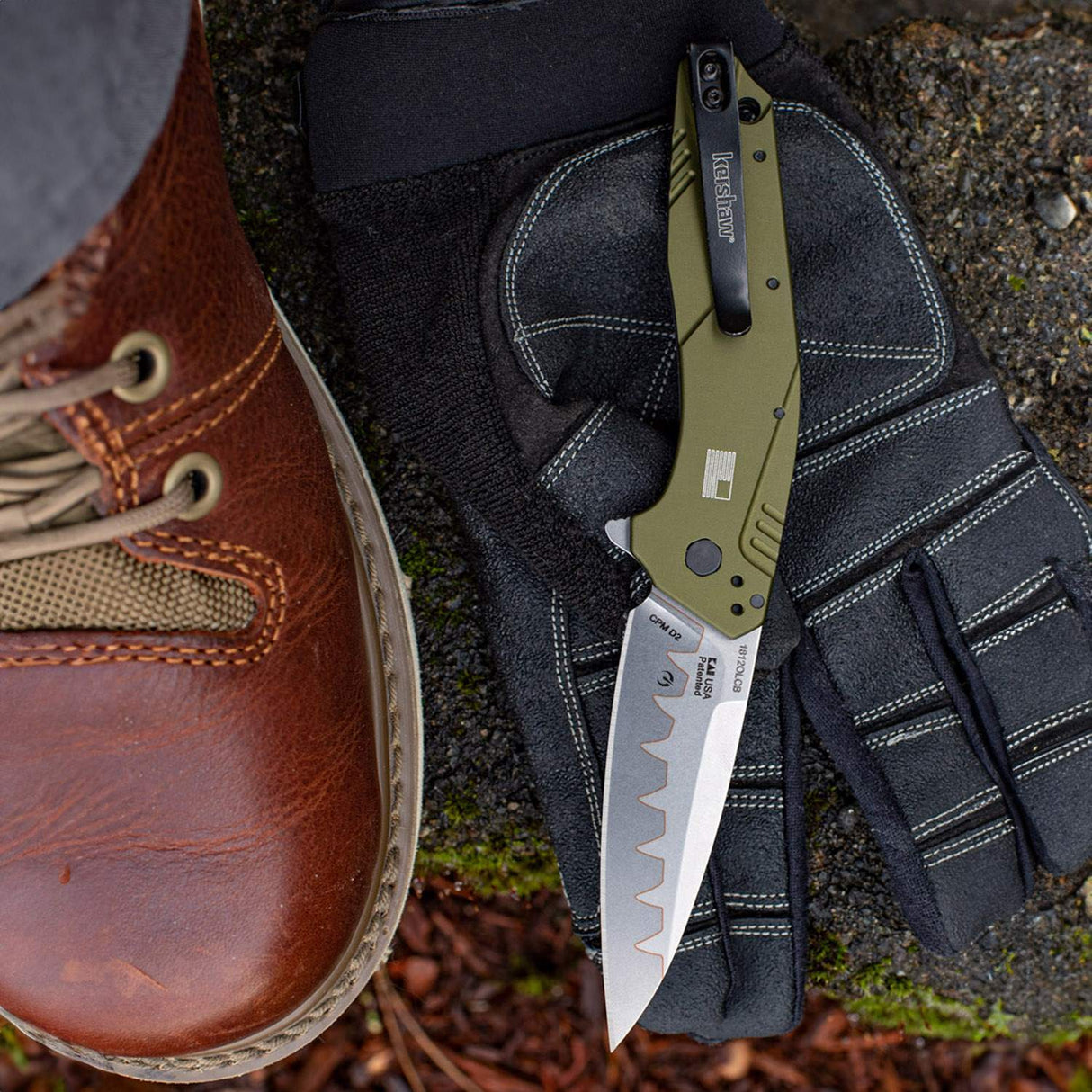 Kershaw® Dividend Composite Olive
