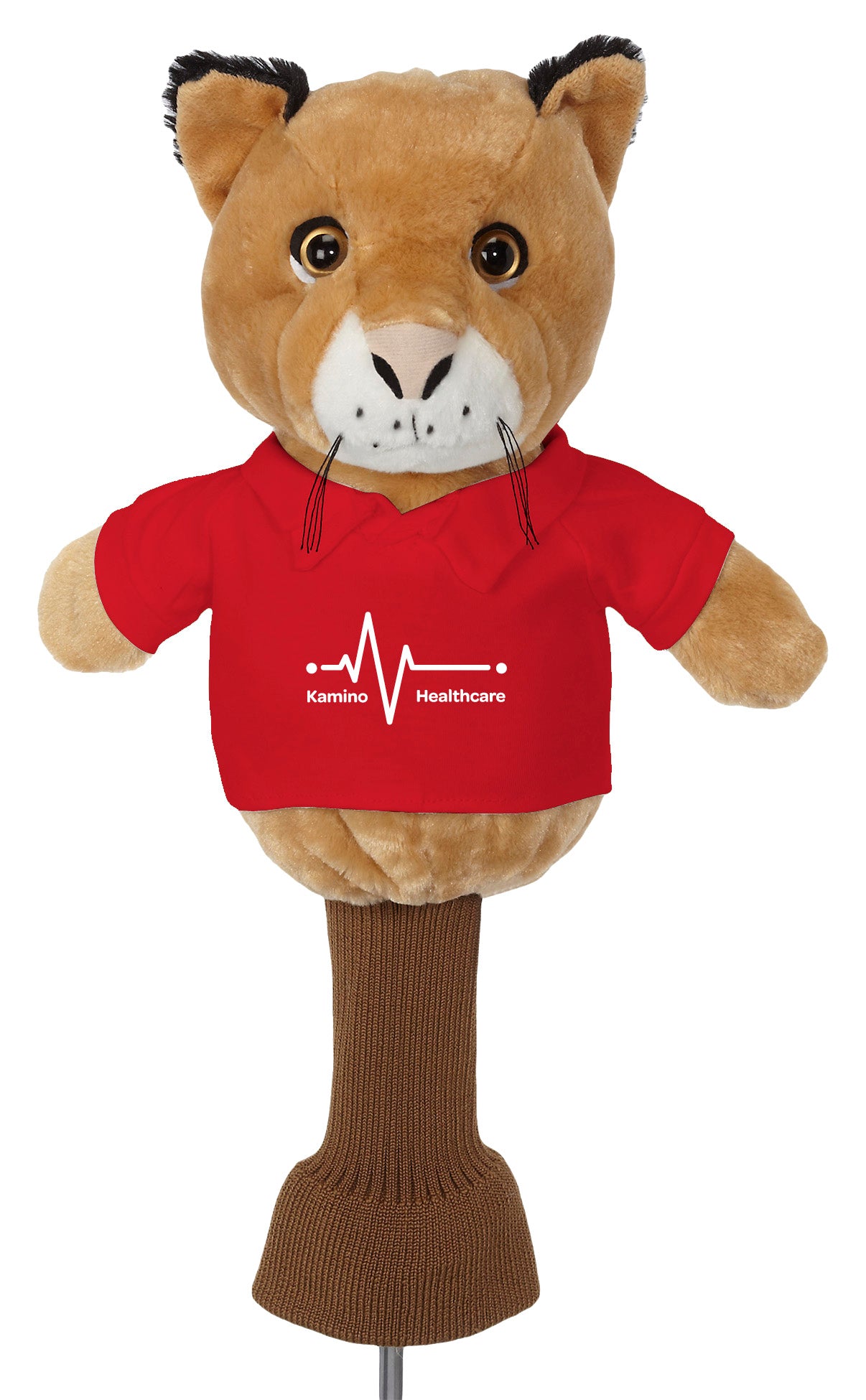 Cuddle Pals Head Cover "Chip the Cougar" w/Golf Shirt